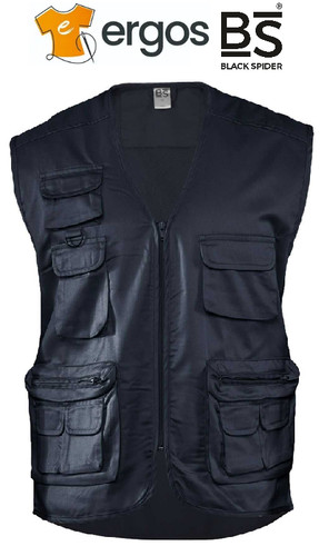 Gilet multitasche collo v - bs,